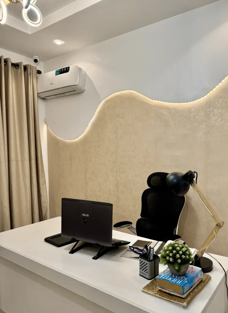 Home private office Interior Design By otee architects