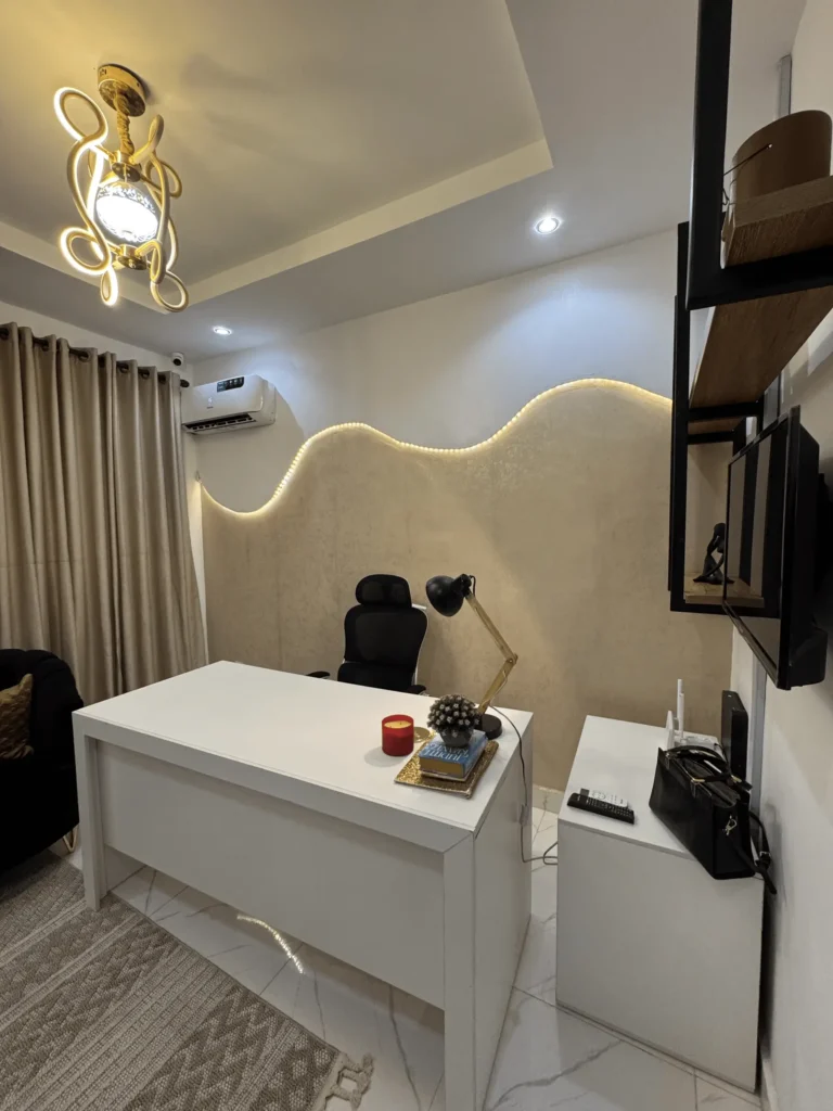 Home private office Interior Design By otee architects