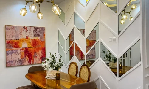 Wooden Dinning Area Interior Design