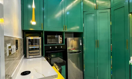 Green kitchen design