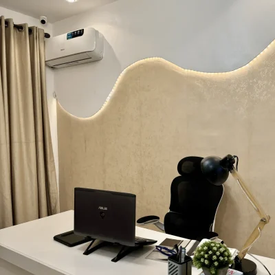 Home private office Interior Design By otee architects