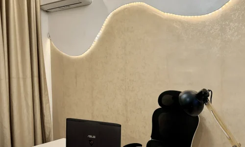 Home private office Interior Design By otee architects