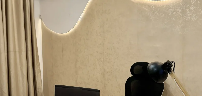 Home private office Interior Design By otee architects