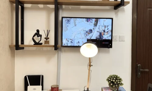 Home private office shelf Interior Design By otee architects