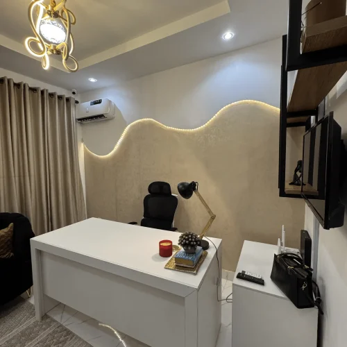 Home private office Interior Design By otee architects