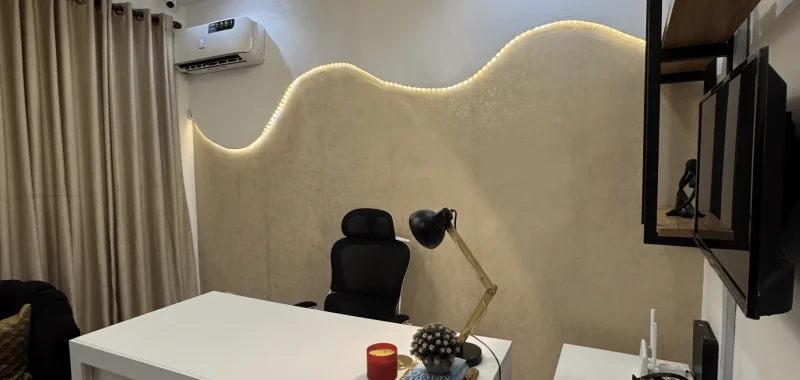 Home private office Interior Design By otee architects