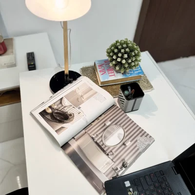 private office table Interior Design By otee architects