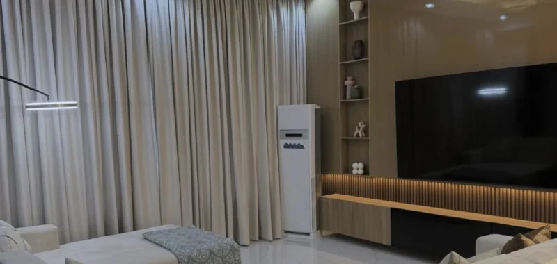 Living area designed by Tomi