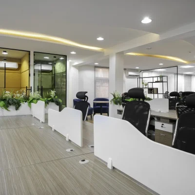 Cybervergent Workspace interior design by Otee Architects