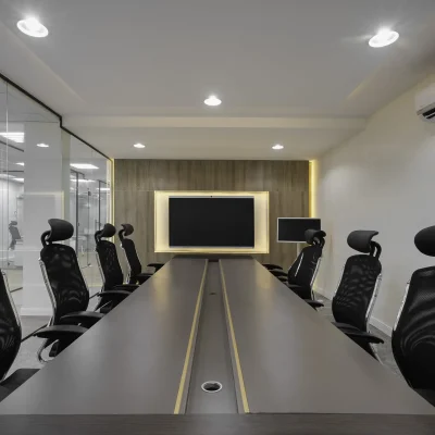 Cybervergent Meeting room interior design by Otee Architects