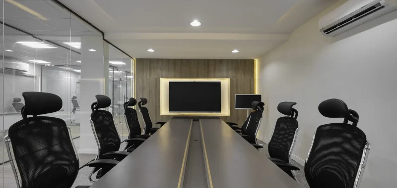 Cybervergent Meeting room interior design by Otee Architects
