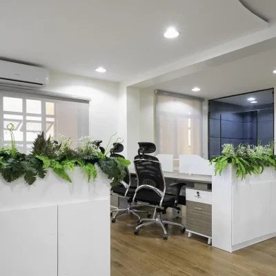 Cybervergent Workspace interior design by Otee Architects