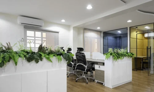 Cybervergent Workspace interior design by Otee Architects