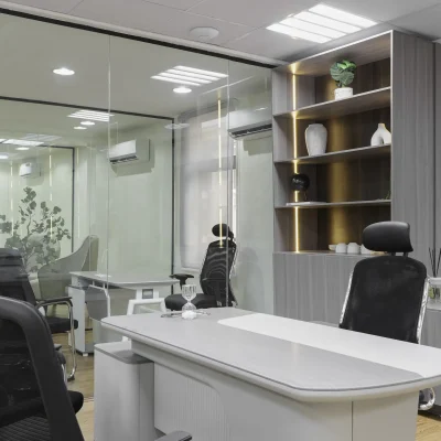 Cybervergent Workspace interior design by Otee Architects